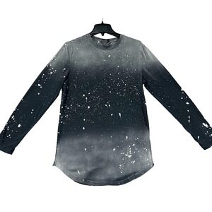 ASOS Men's T-Shirt Short Sleeve Black White Spots Medium M All Over Print